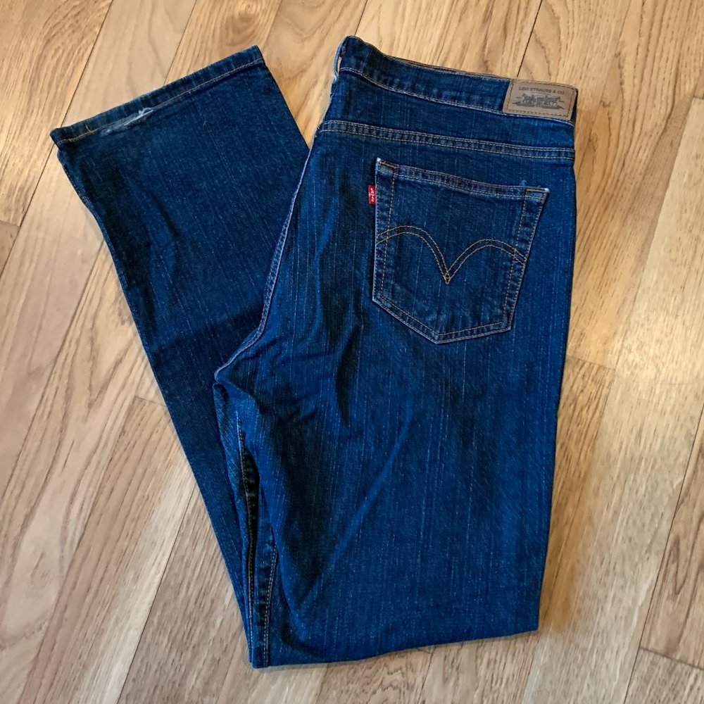 Levi's 505 Straight Leg Denim Jeans - Size 14M